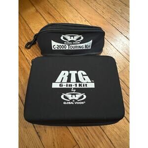 Global Vision RTG 6-in-1 Touring Kit Motorcycle Glasses + Lenses, & Cases